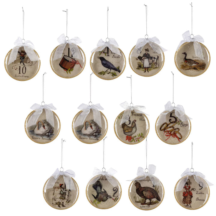 Park Hill 12 days of Christmas Ornament Set