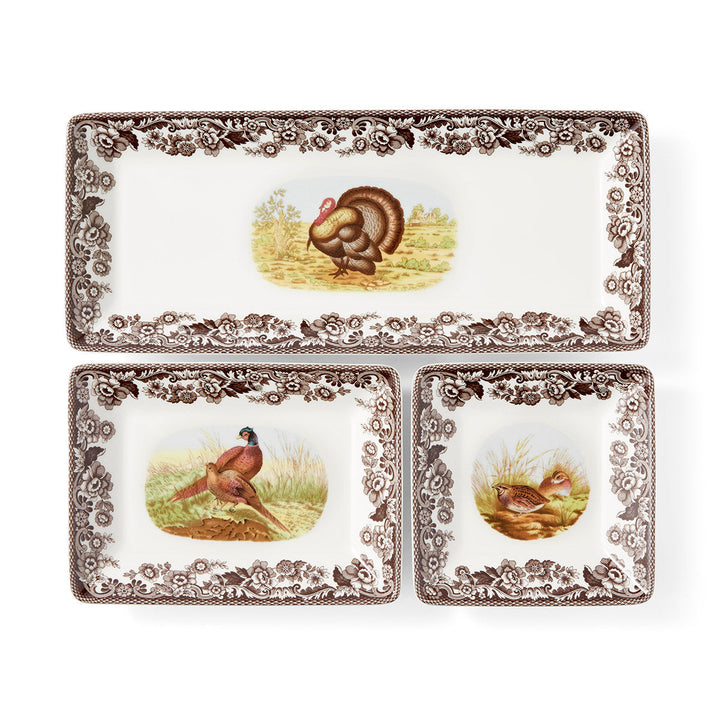 Spode Woodland 3pc Nesting Tray