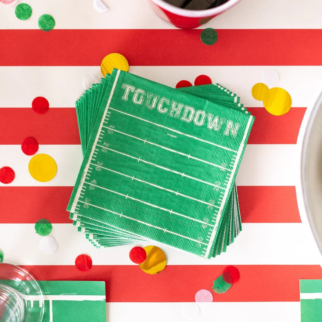 Touchdown Paper Cocktail Napkin