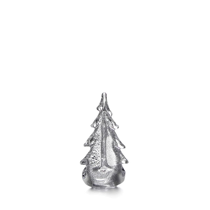Simon Pearce Silver Leaf Evergreen in Gift Box 18 in