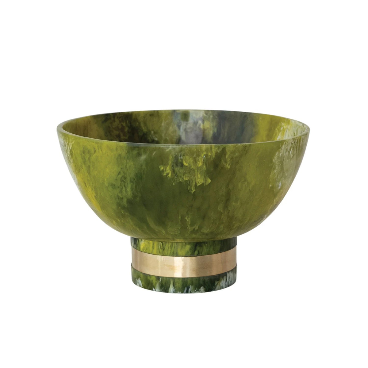 Creative coop Green/Gold Bowl