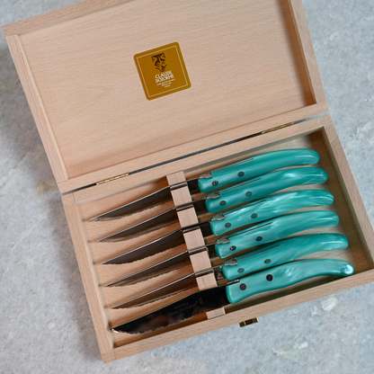 Claude Dozorme Box of 6 Steak knives