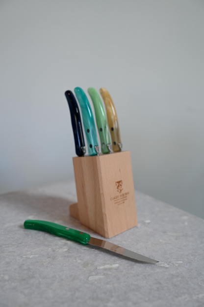 Claude Dozorme Block of 6 Berlingot knives