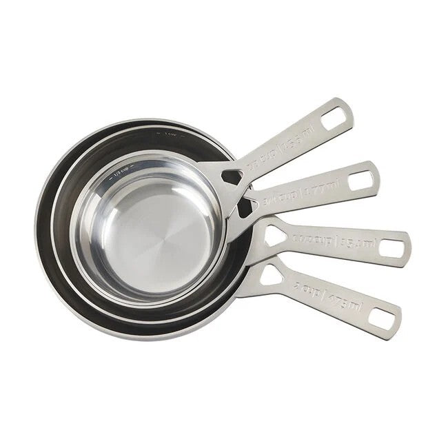 Batch-Baking Stainless Steel Measuring Cups