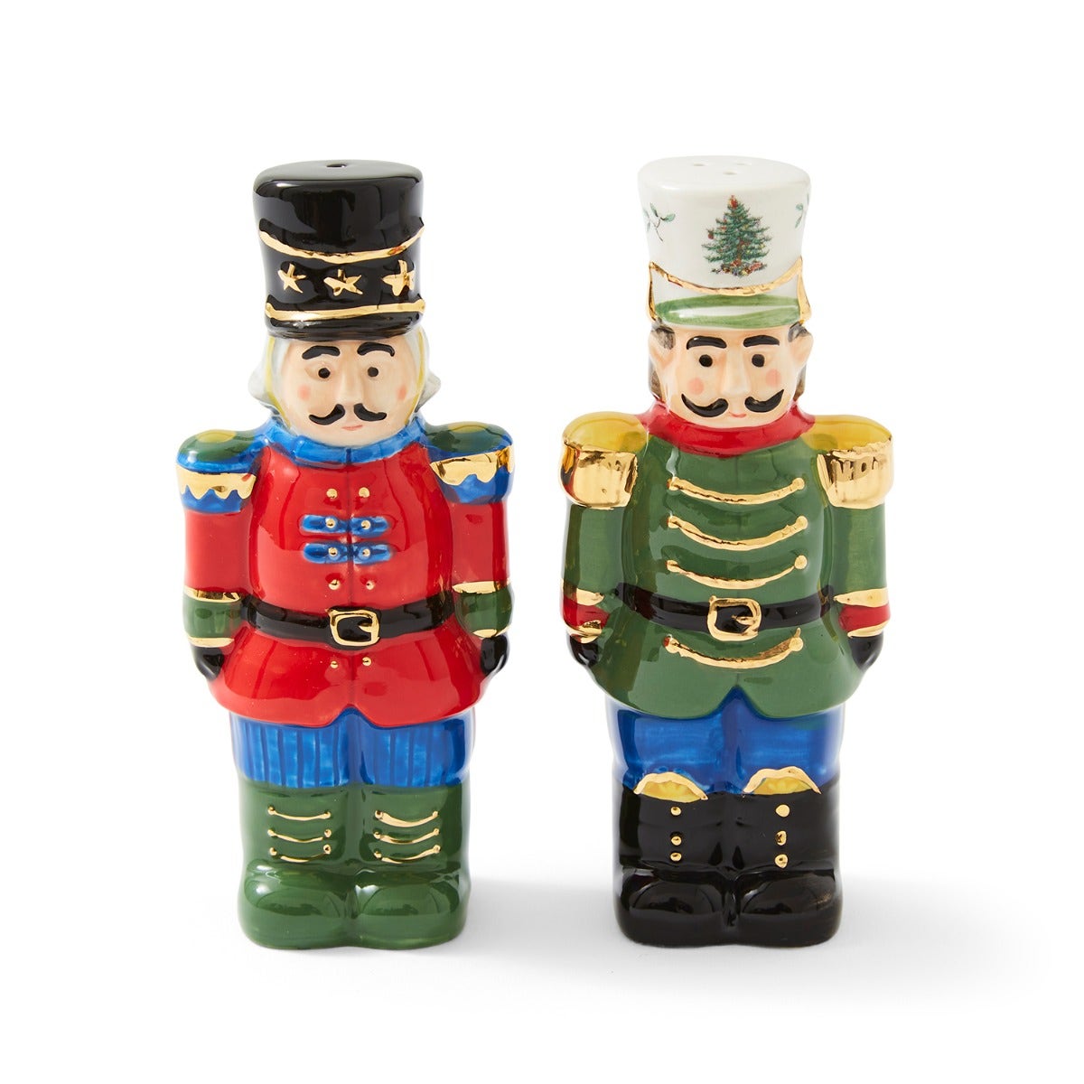 Spode 4.5 Inch Nutcracker Salt and Pepper Shakers