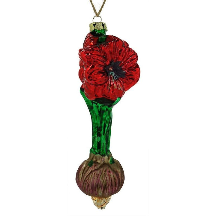 Cody Foster Red Amaryllis Ornament