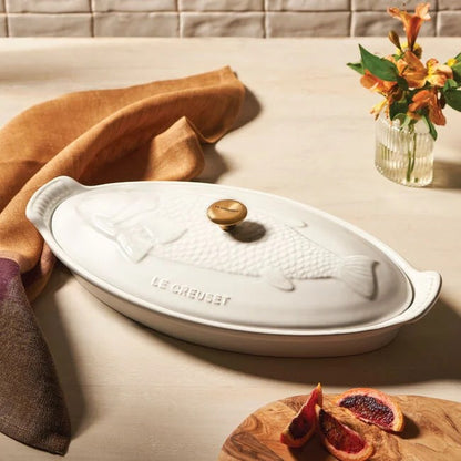 Le Creuset Heritage Fish Baker, 1.7qt.