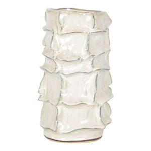 Sagebrook 13in White Vase