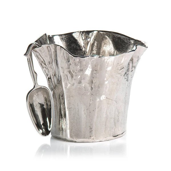 Zodax Artisan Aluminum Ice Bucket with Scoop